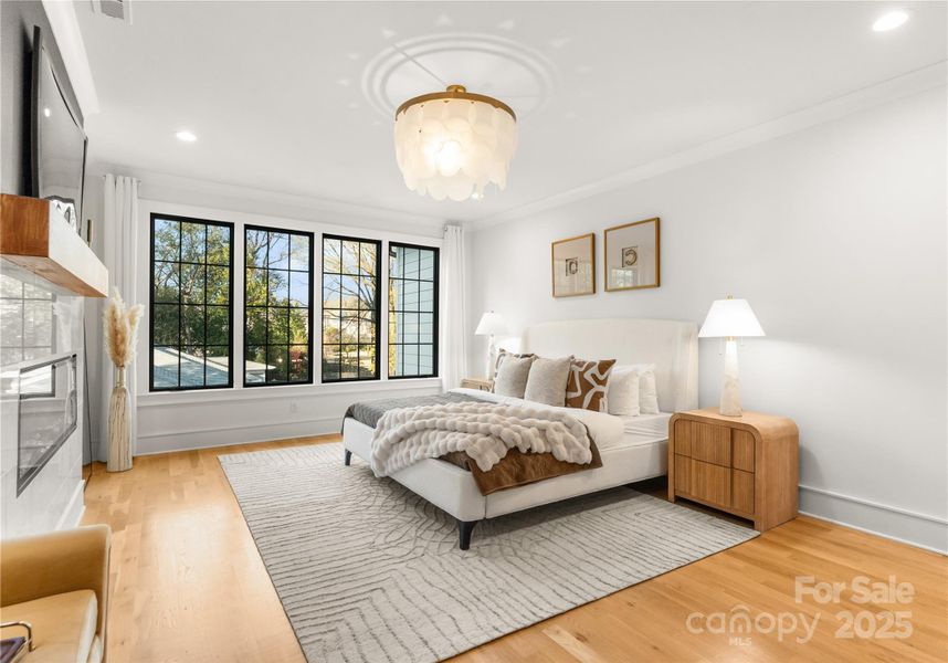 Furnished interior view inside a new home in , Charlotte (Image 13).