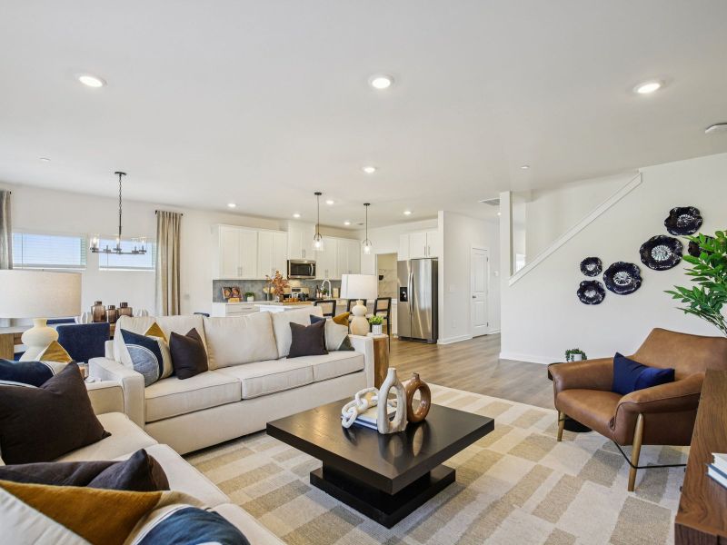 Furnished interior view inside a new home in Greystone - Legacy Series, Smyrna (Image 6).