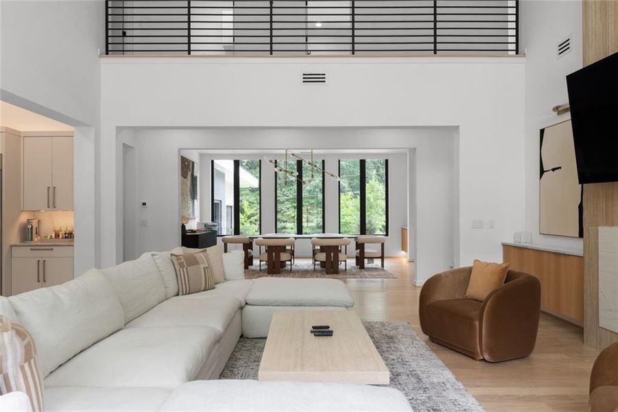 Furnished interior view inside a new home in , Atlanta (Image 15).