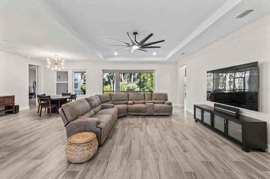 Furnished interior view inside a new home in Windchase at Halifax Plantation, Ormond Beach (Image 9). Furnished interior view inside a new home in Windchase at Halifax Plantation, Ormond Beach (Image 9).