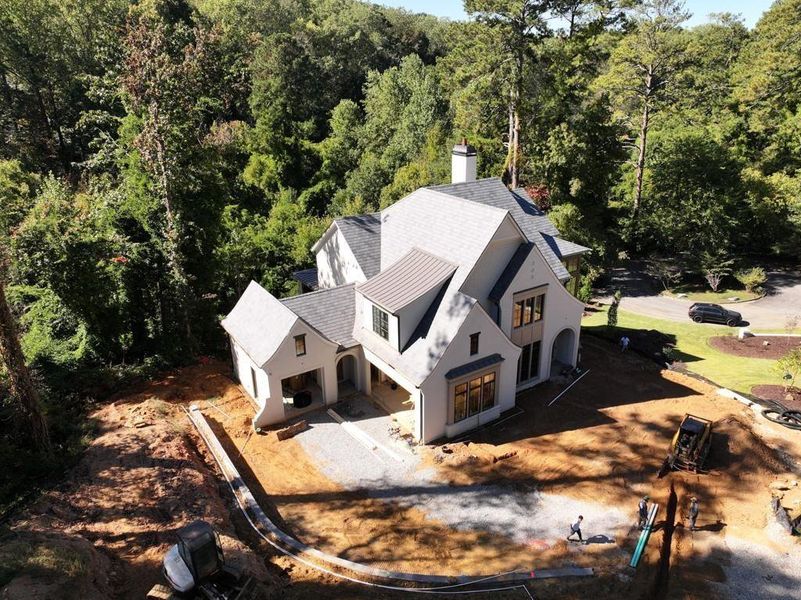 In-progress construction of a new home in Blue Heron Walk, Atlanta, GA (Image 25).