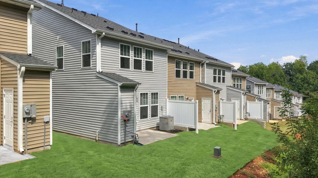 Highly desirable rear exterior with refined craftsmanship in a reputable neighborhood by DRB Homes Highly desirable rear exterior with refined craftsmanship in a reputable neighborhood by DRB Homes