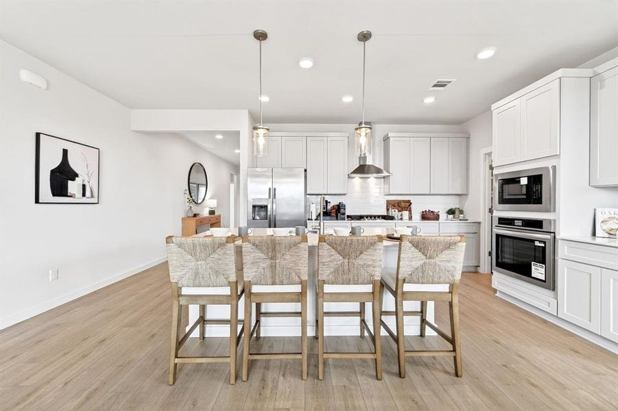 Furnished interior view inside a new home in Parks at Foster Crossing, Anna (Image 30).
