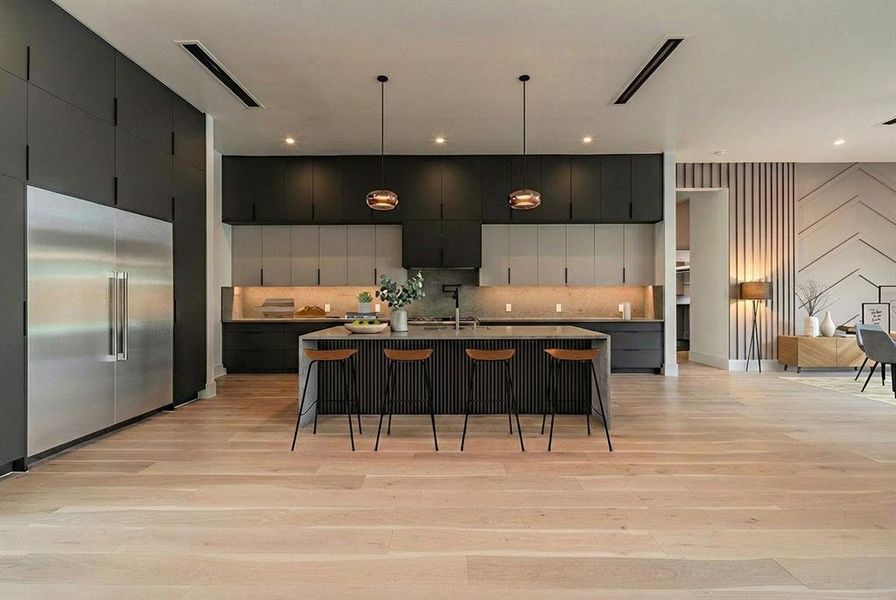 Furnished interior view inside a new home in , Dallas (Image 18).