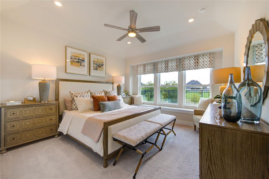 Furnished interior view inside a new home in Jordan Ranch, Katy (Image 32).