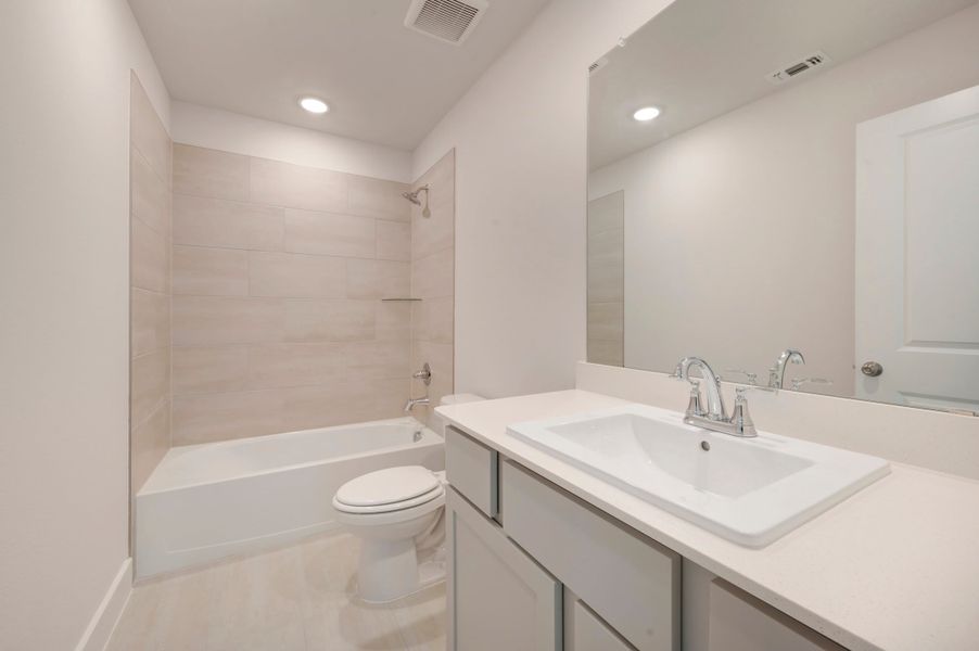 Furnished interior view inside a new home in The Meadows, Denton (Image 14).