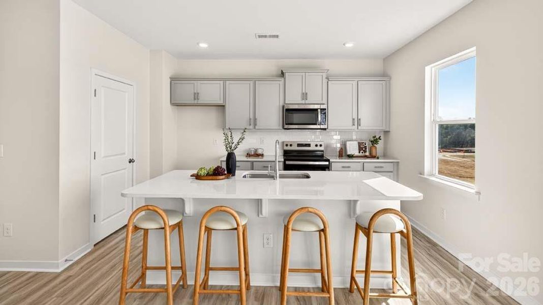 Furnished interior view inside a new home in Cline Village, Conover (Image 6).