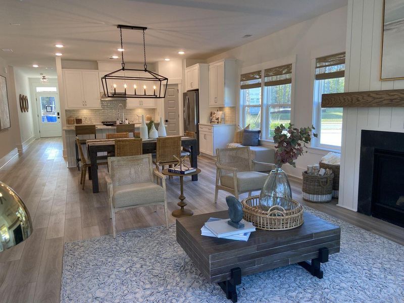 Furnished interior view inside a new home in Watson Hill, Summerville (Image 16). Furnished interior view inside a new home in Watson Hill, Summerville (Image 16).