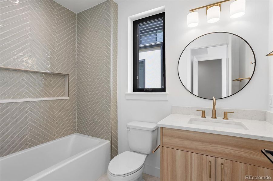 Furnished interior view inside a new home in , Denver (Image 15).