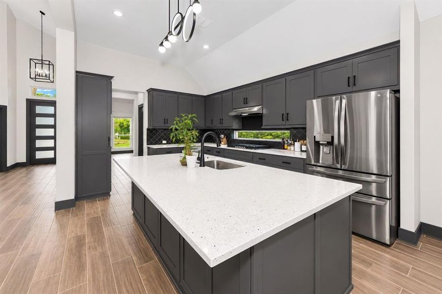 Furnished interior view inside a new home in , Little Elm (Image 12).