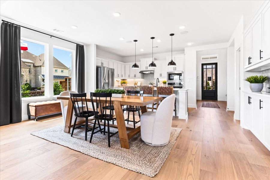 Furnished interior view inside a new home in La Terra at Uptown Celina, Celina (Image 6).
