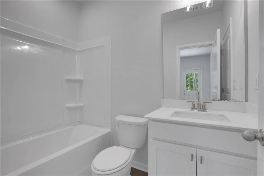 Furnished interior view inside a new home in Easton Walk, Lawrenceville (Image 38).
