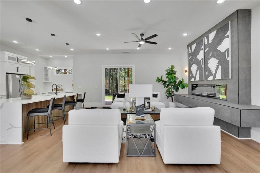 Furnished interior view inside a new home in , Kennesaw (Image 7).