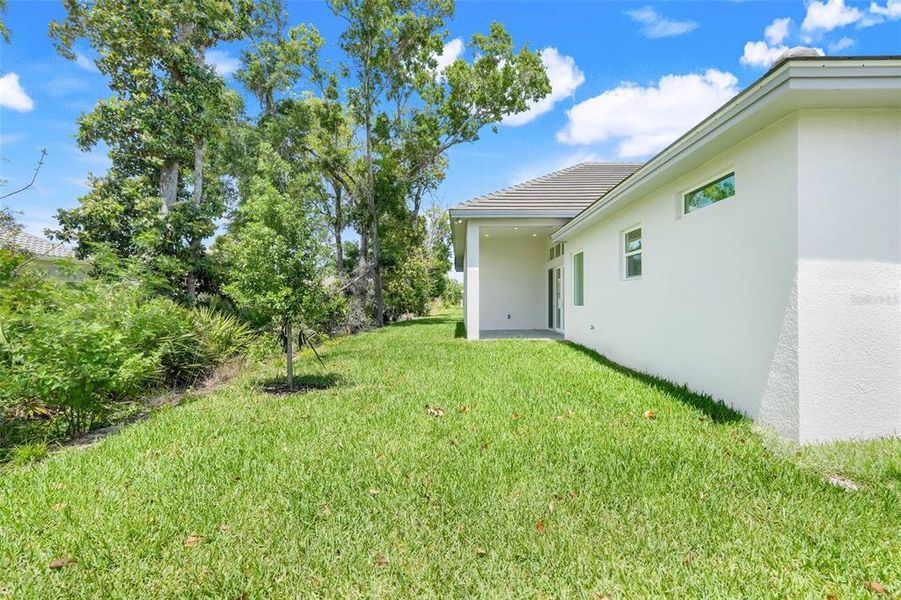 Exterior details and patio area of a home in Toscana, Palm Coast (Image 29). Exterior details and patio area of a home in Toscana, Palm Coast (Image 29).