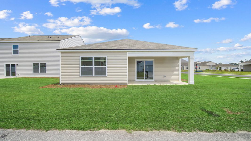 Front exterior of a new home in Rice Hope, Port Wentworth, GA, highlighting curb appeal (Image 24).