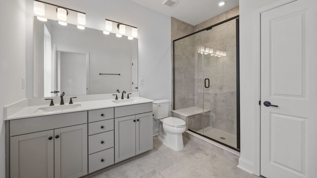The Landon Plan in River District by DBR Homes in Charlotte, N.C - Bathroom The Landon Plan in River District by DBR Homes in Charlotte, N.C - Bathroom