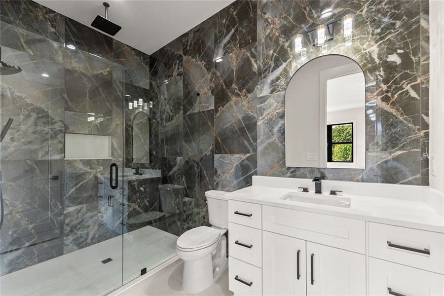 Furnished interior view inside a new home in , Dacula (Image 26).