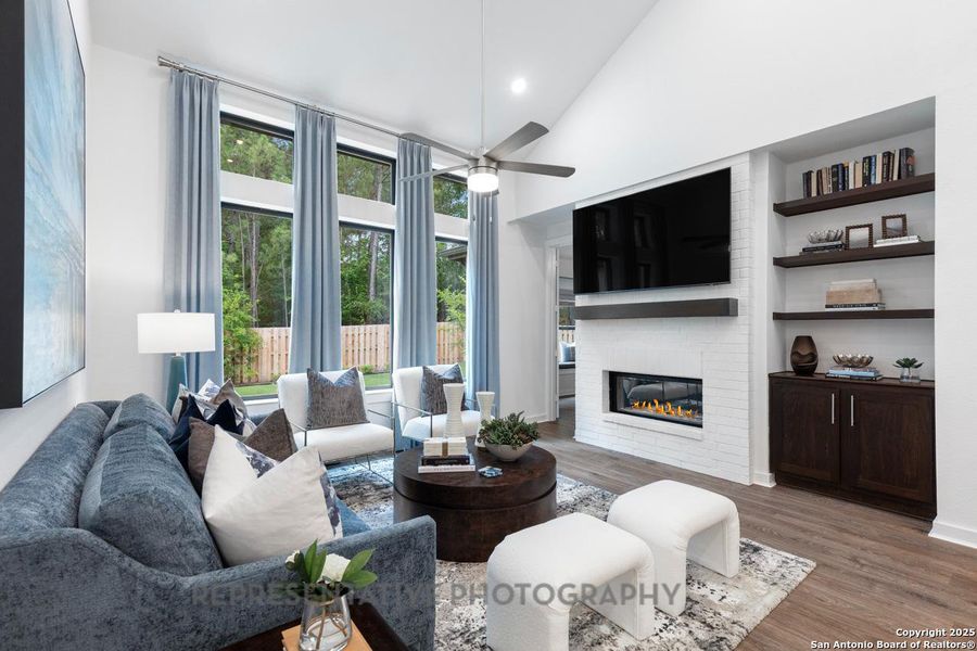 Furnished interior view inside a new home in The Crossvine, Schertz (Image 25).