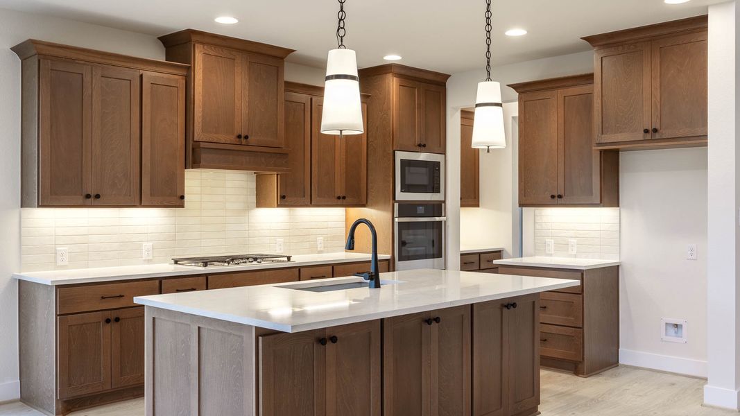 Furnished interior view inside a new home in Santa Rita Ranch - Eldorado, Liberty Hill (Image 3).