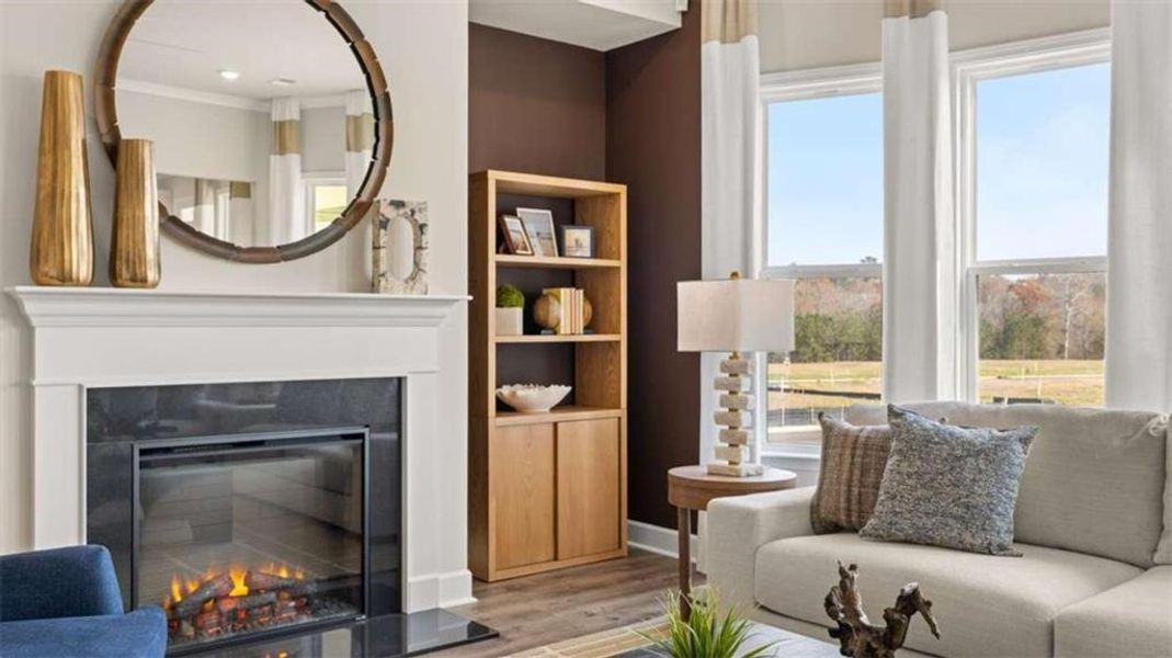 Furnished interior view inside a new home in Evergreen Crossing, Locust Grove (Image 15).