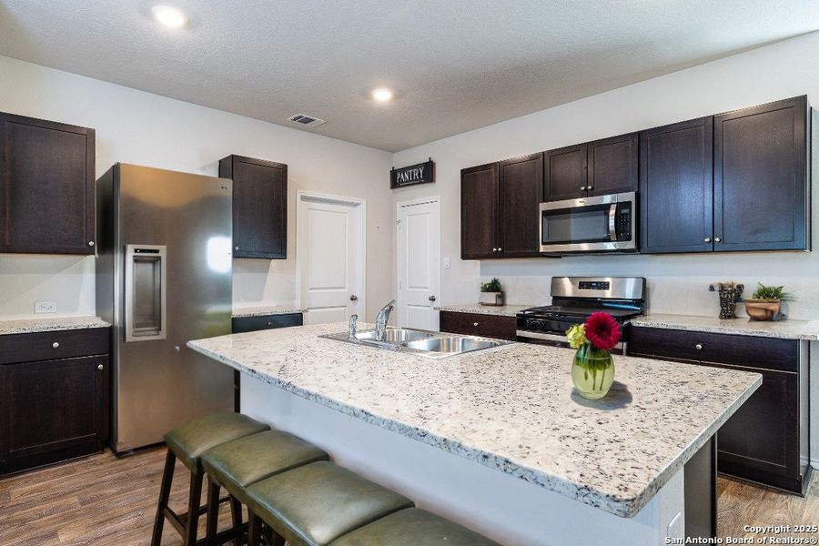 Furnished interior view inside a new home in , San Antonio (Image 8). Furnished interior view inside a new home in , San Antonio (Image 8).