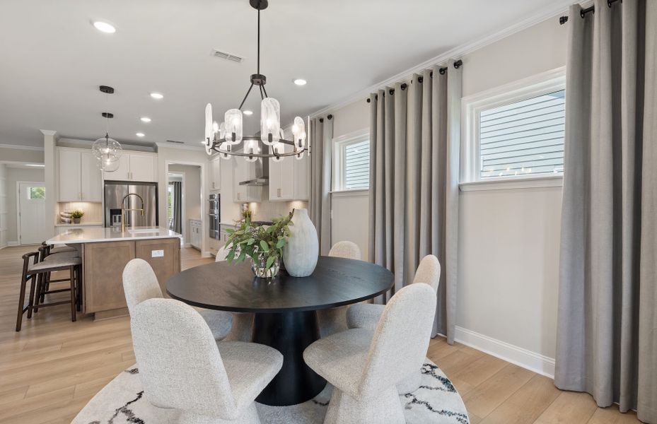 Representative furnished interior of a home built from the Continental by Pulte Homes in The Preserve at Marks Creek, Knightdale (Image 10). Representative furnished interior of a home built from the Continental by Pulte Homes in The Preserve at Marks Creek, Knightdale (Image 10).