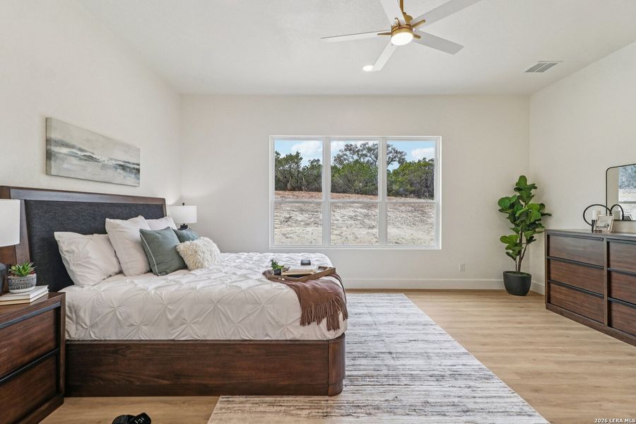 Furnished interior view inside a new home in , Fischer (Image 26).