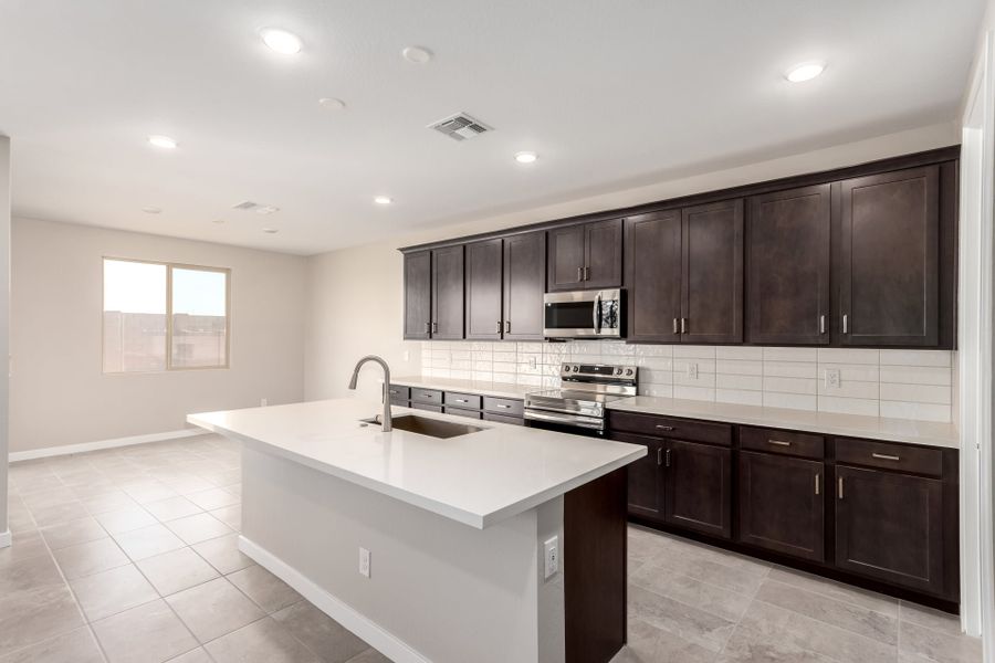 Furnished interior view inside a new home in Wildera, San Tan Valley (Image 3).