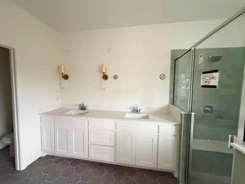 Primary Bathroom with dual vanity Primary Bathroom with dual vanity