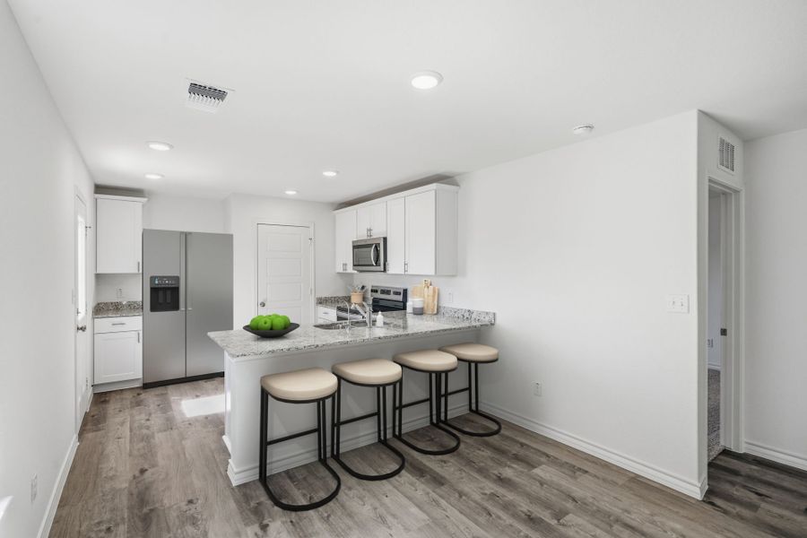 Representative furnished interior of a home built from the Eddleman by Centex in Vista Real, Converse (Image 8).