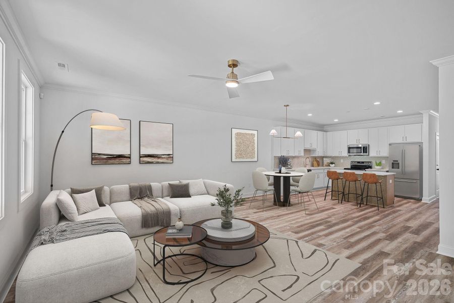 Home is virtually staged