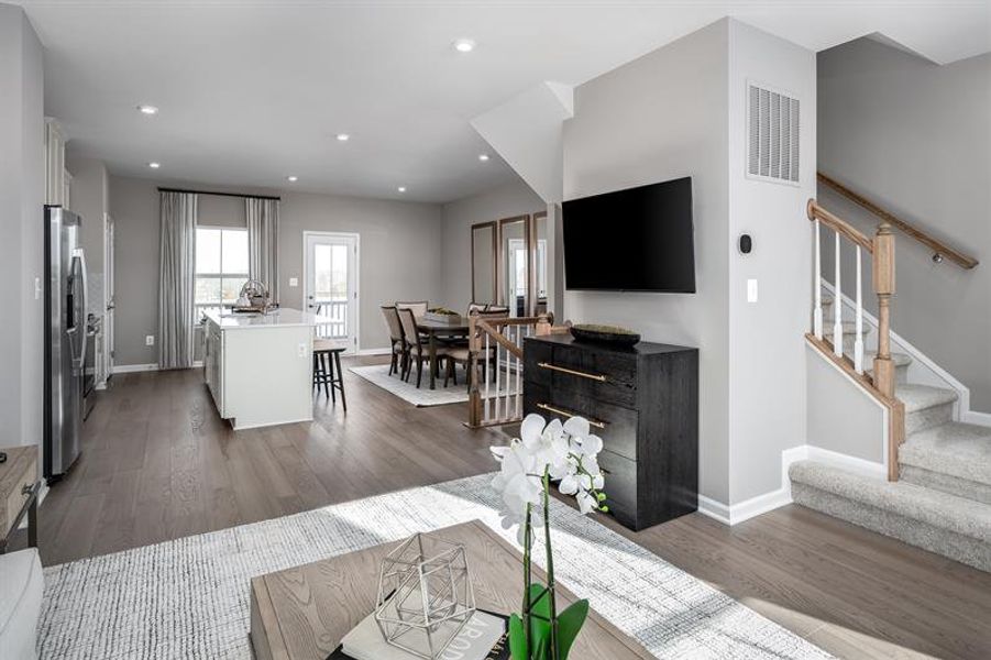 Furnished interior view inside a new home in Fall Crest, Antioch (Image 5). Furnished interior view inside a new home in Fall Crest, Antioch (Image 5).