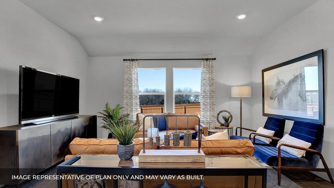 Furnished interior view inside a new home in Rosenbusch Ranch, Leander (Image 7). Furnished interior view inside a new home in Rosenbusch Ranch, Leander (Image 7).