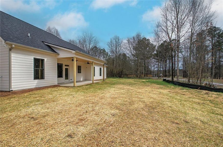 Exterior details and patio area of a home in , Rockmart (Image 20). Exterior details and patio area of a home in , Rockmart (Image 20).