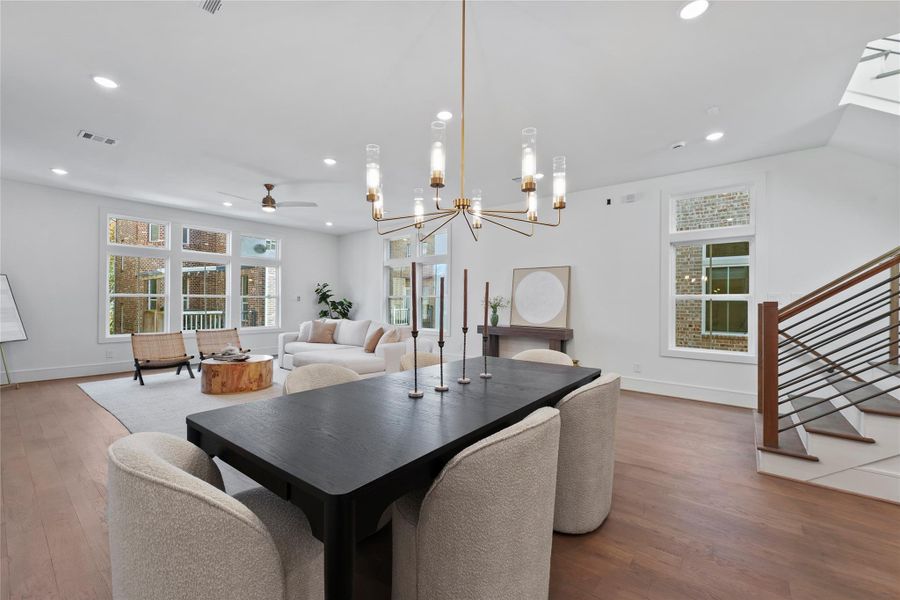 Furnished interior view inside a new home in , Houston (Image 25).