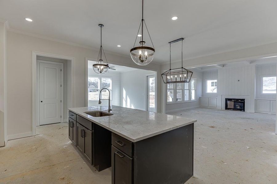 Furnished interior view inside a new home in , Cumming (Image 4).