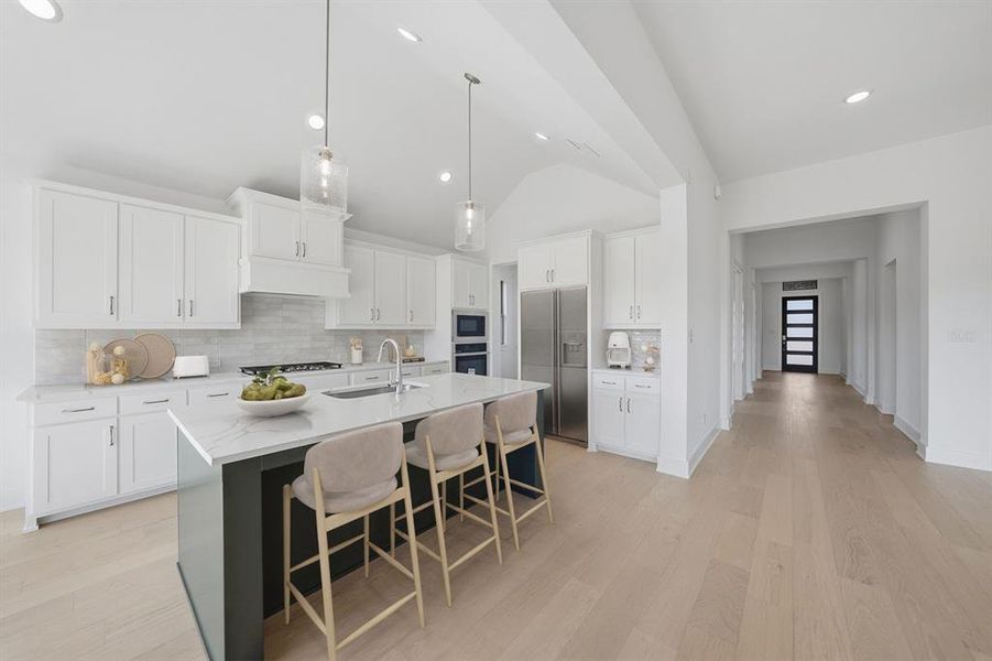 Furnished interior view inside a new home in Devonshire, Forney (Image 6). Furnished interior view inside a new home in Devonshire, Forney (Image 6).