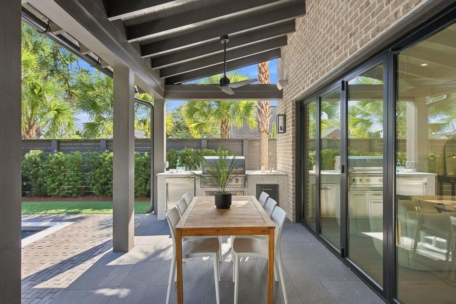 Exterior details and patio area of a home in , Mount Pleasant (Image 39).
