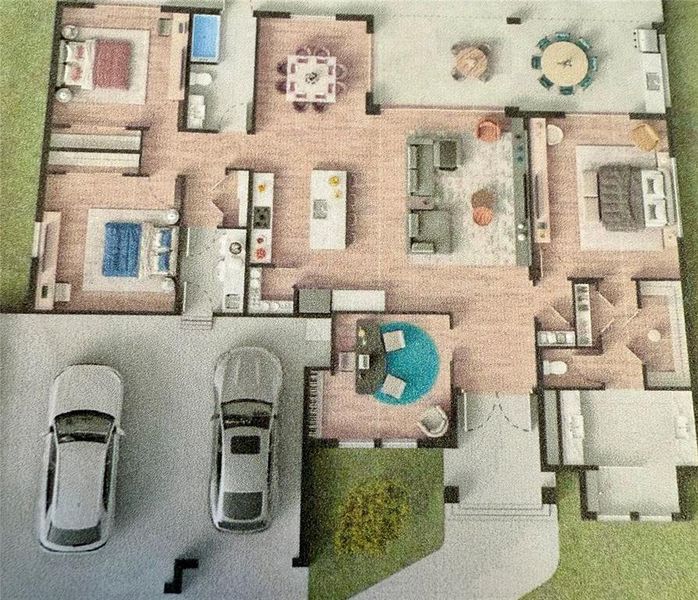 2D floor plan layout of this home in , Port Charlotte, FL (Image 1). 2D floor plan layout of this home in , Port Charlotte, FL (Image 1).