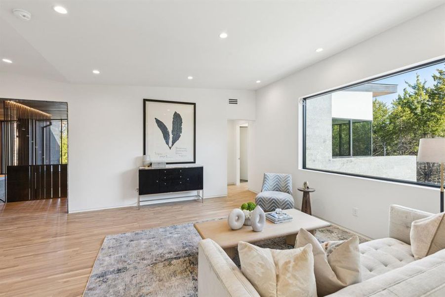 Furnished interior view inside a new home in , McKinney (Image 17).