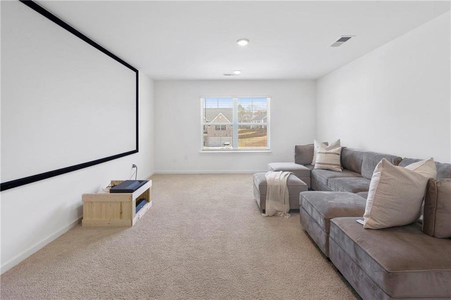 Furnished interior view inside a new home in Water Oak Estates, Lawrenceville (Image 29).
