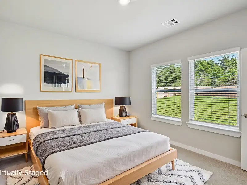 Furnished interior view inside a new home in Sanford Farms - Traditional Series, Waller (Image 5).