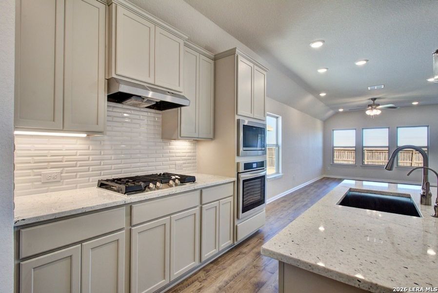 Furnished interior view inside a new home in Sunflower Ridge, New Braunfels (Image 3).