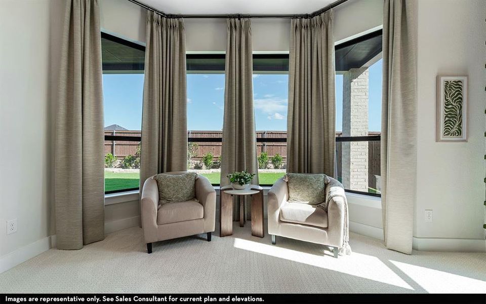 Furnished interior view inside a new home in Green Meadows, Celina (Image 34).