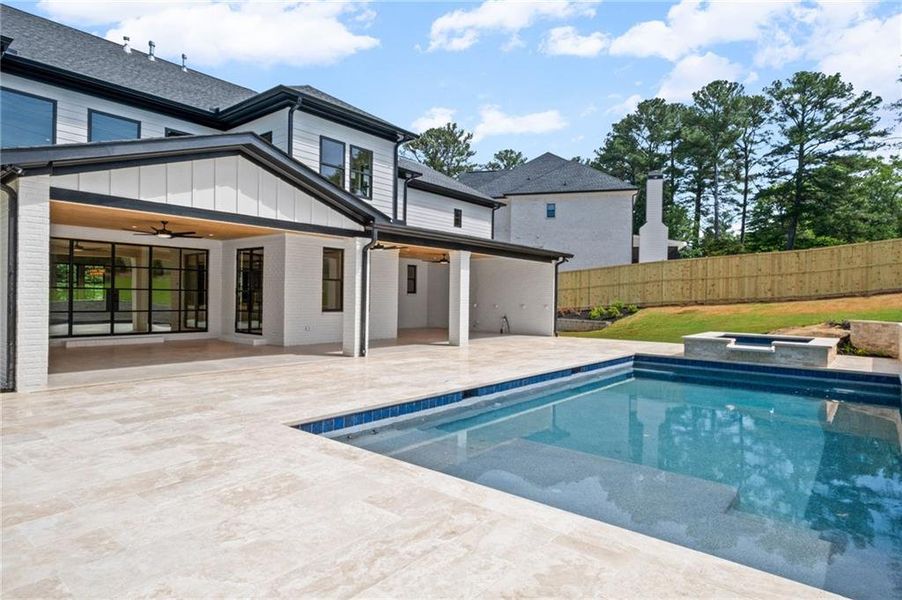 Exterior details and patio area of a home in , Marietta (Image 31).