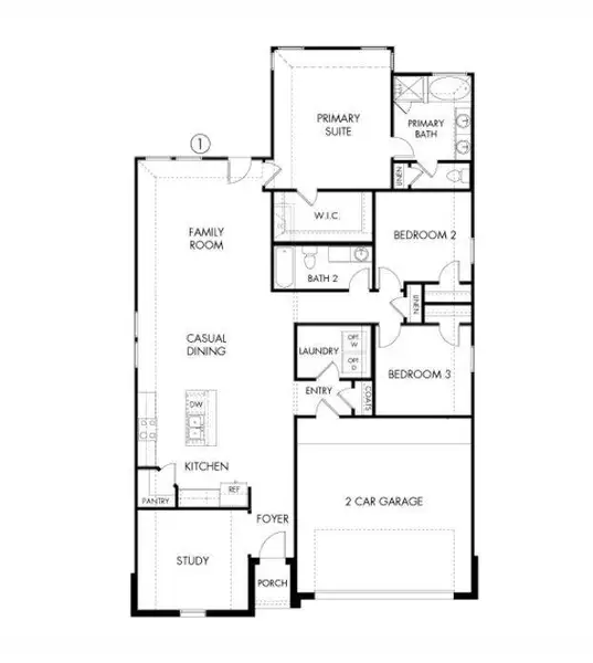 2D floor plan layout of this home in Stewart's Ranch, Conroe, TX (Image 2). 2D floor plan layout of this home in Stewart's Ranch, Conroe, TX (Image 2).