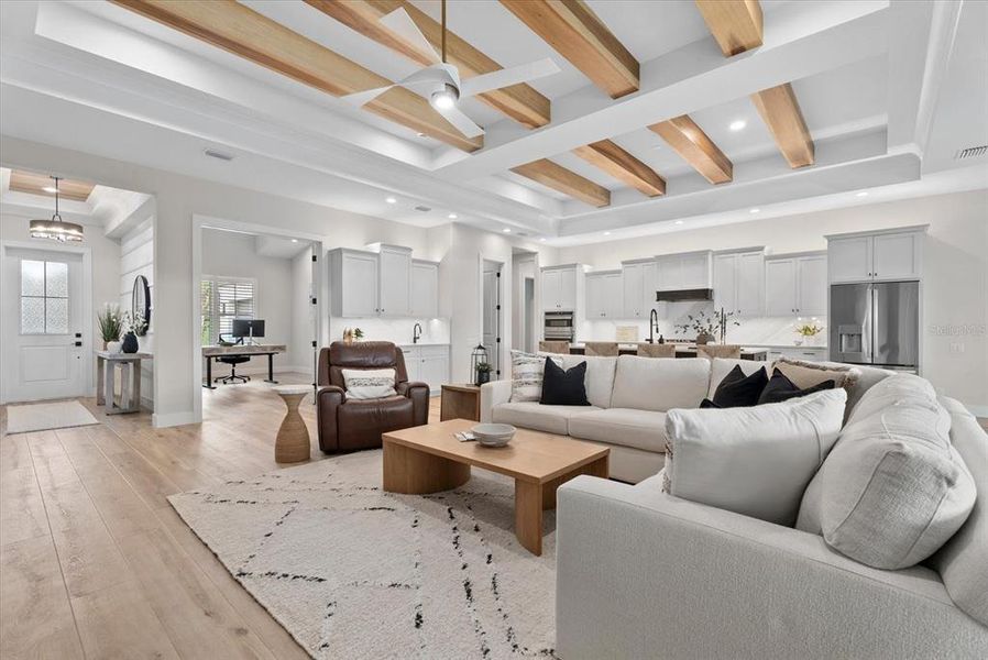 Furnished interior view inside a new home in Gran Place, Venice (Image 5).