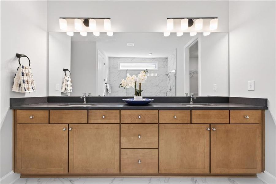 Furnished interior view inside a new home in , Hoschton (Image 38).