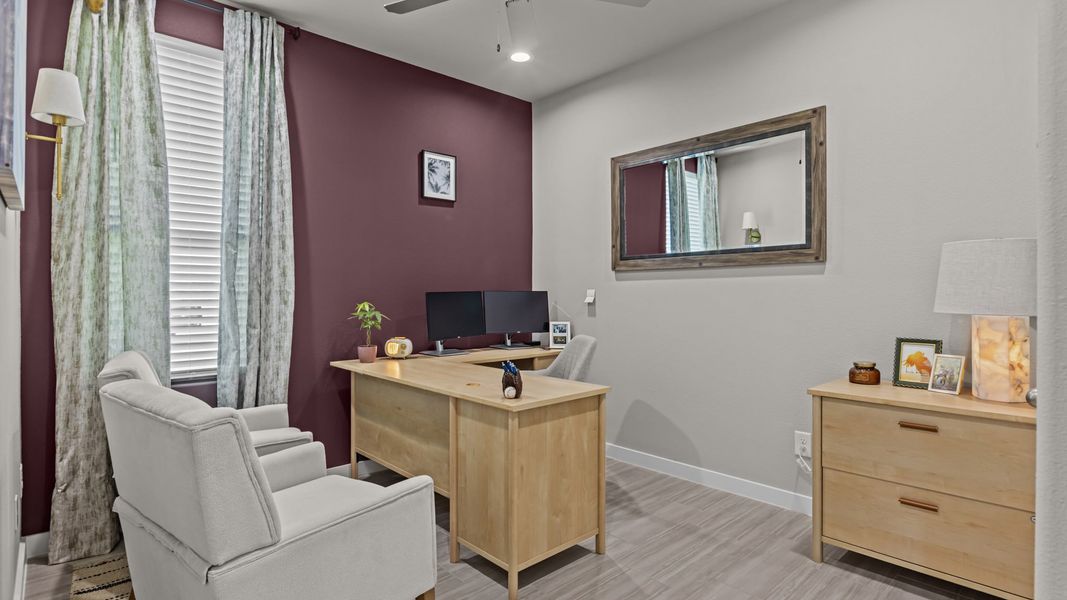 Representative furnished interior of a home built from the Lexington by D.R. Horton in Legacy South, Midland (Image 26). Representative furnished interior of a home built from the Lexington by D.R. Horton in Legacy South, Midland (Image 26).