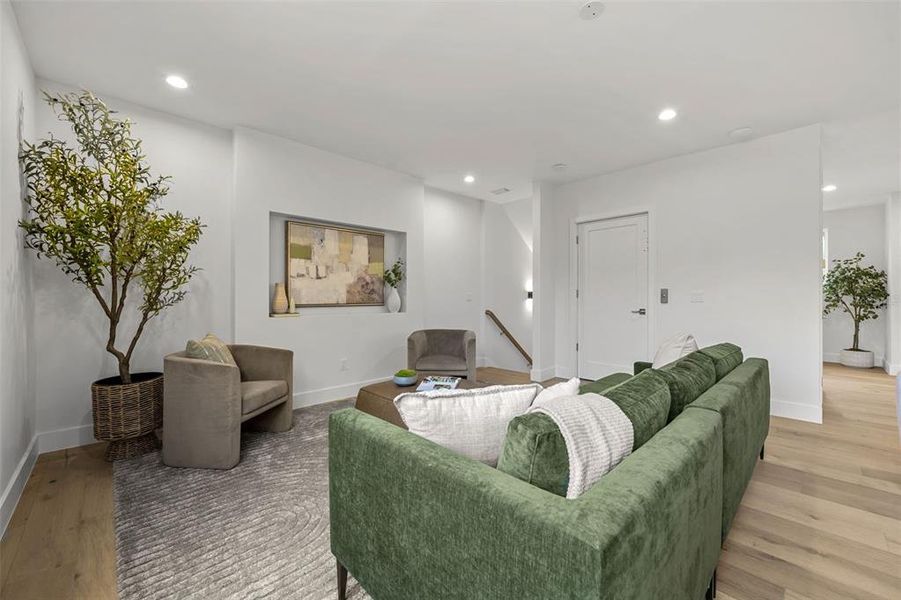 Furnished interior view inside a new home in , Tampa (Image 9).